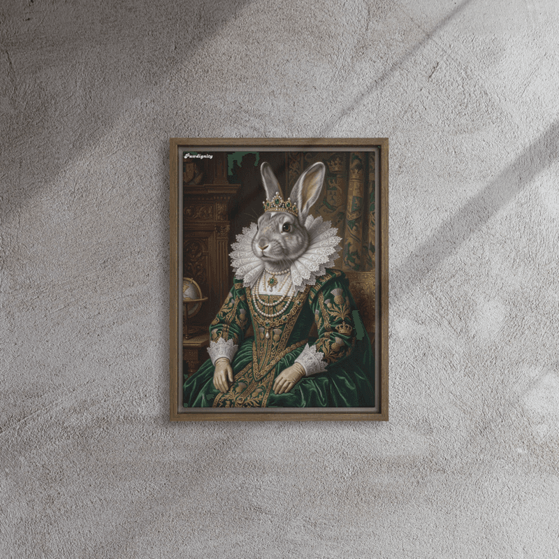 The Empress — Luxury Renaissance Pet Portrait (Framed Canvas) — view 8