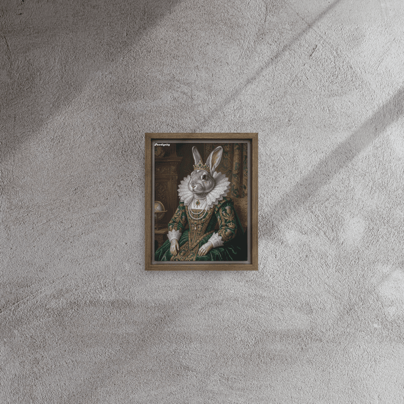 The Empress — Luxury Renaissance Pet Portrait (Framed Canvas) — view 6